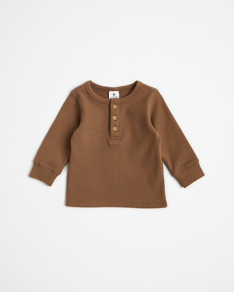 Baby Organic Cotton Ribbed Top | Target Australia