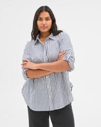 Navy / White Stripe