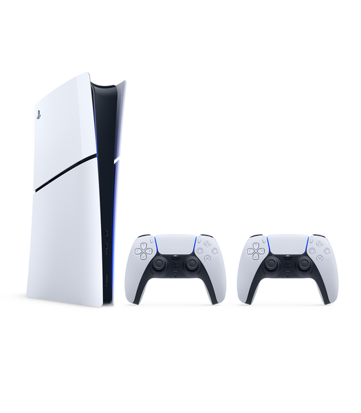 PlayStation 5 Digital Edition (Slim) Console with Two DualSense