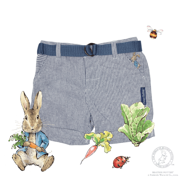 Peta Rabbit Short Peter Rabbit Denim Stripe Shorts | Target Australia