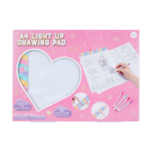A4 Light Up Drawing Pad Anko Target Australia