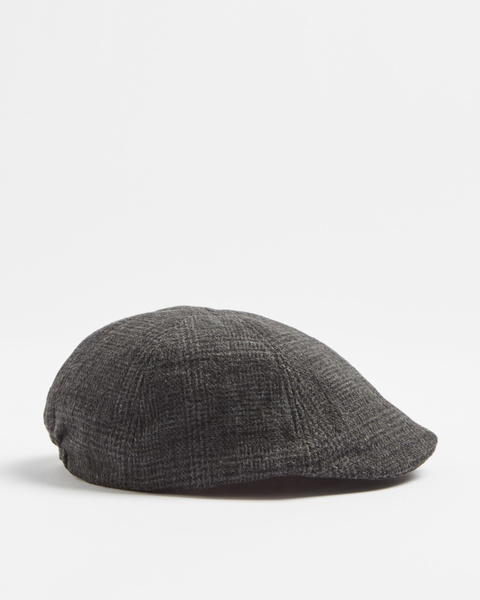 Mens Textured Flat Cap | Target Australia