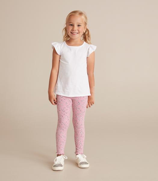 Ribbed Lettuce Hem Leggings Target Australia