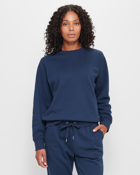 Active Fleece Relaxed Crew Jumper | Target Australia