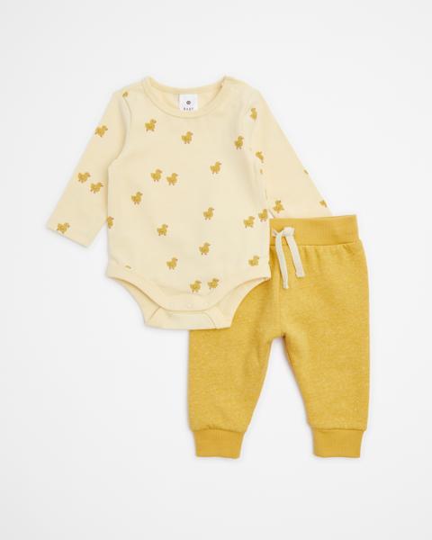 2 Piece Baby Bodysuit and Trackpant Set Target Australia