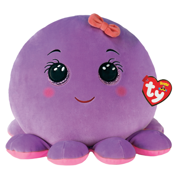 Ty Squishy Beanies 25cm Octavia Purple Octopus | Target Australia