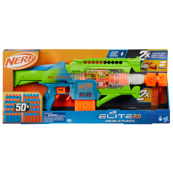 NERF Elite 2.0 Double Punch Motorized Dart Blaster | Target Australia