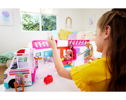 Barbie Transforming Ambulance and Clinic Playset Target Australia