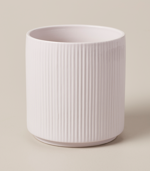 Small Embossed Ribbed Pot | Target Australia