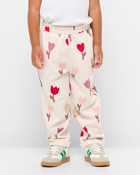 Cuffed Trackpant - Light Pink Tulips
