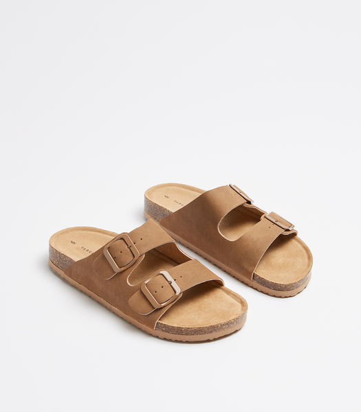 Womens Maree II Moulded Cork Sandals - Tan/Brown