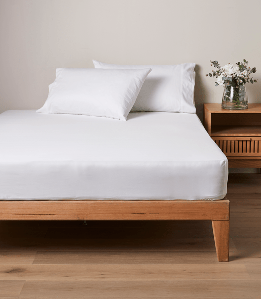 Supima 400 Thread Count Cotton Fitted Sheet White Target Australia