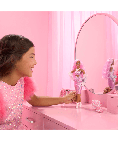 Mattel Barbie Deluxe Style Dolls in Pink Barbiecore Outfits
