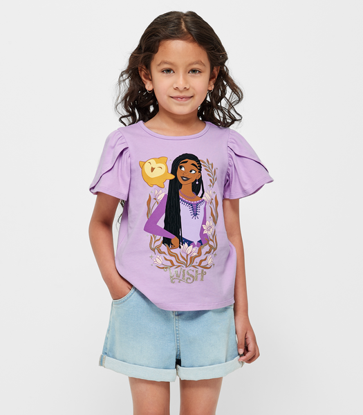 Disney Wish Tulip Sleeve T-shirt | Target Australia
