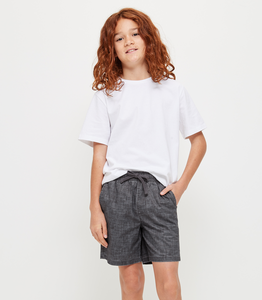Printed Texture Volley Shorts - Charcoal | Target Australia