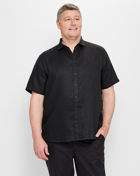 Plus European Linen Shirt | Target Australia