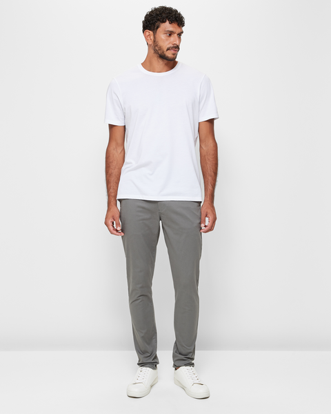 Slim Chino Pants - Gunmetal | Target Australia