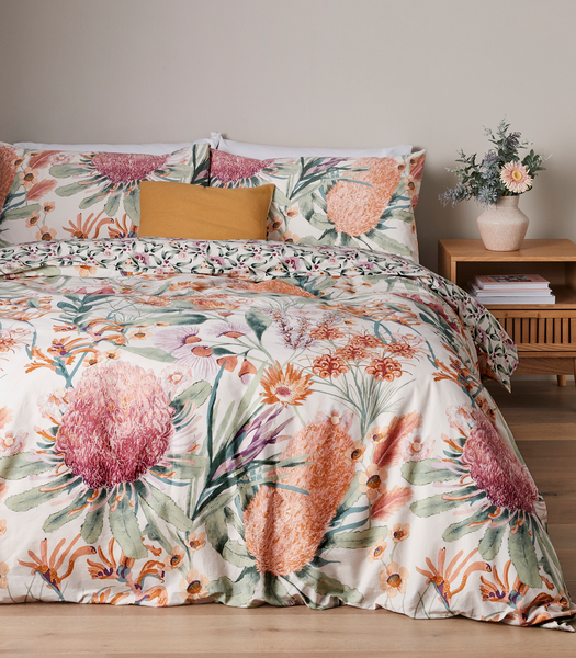 Zinya Native Bloom Quilt Cover Set | Target Australia