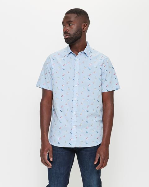 Printed Short Sleeve Shirt | Target Australia