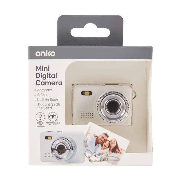 Mini Digital Camera White Anko Target Australia