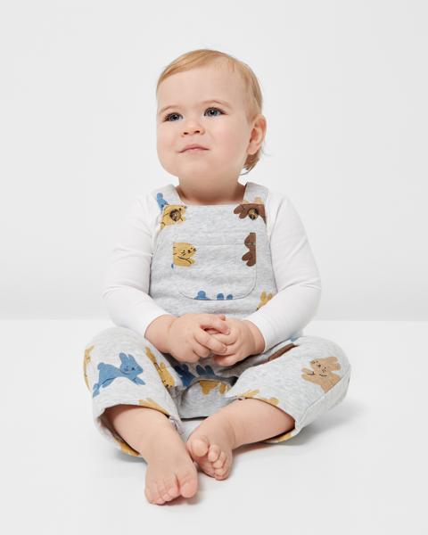 Baby Fleece Overalls and Tshirt Set 2 Piece Bunnies Target Australia