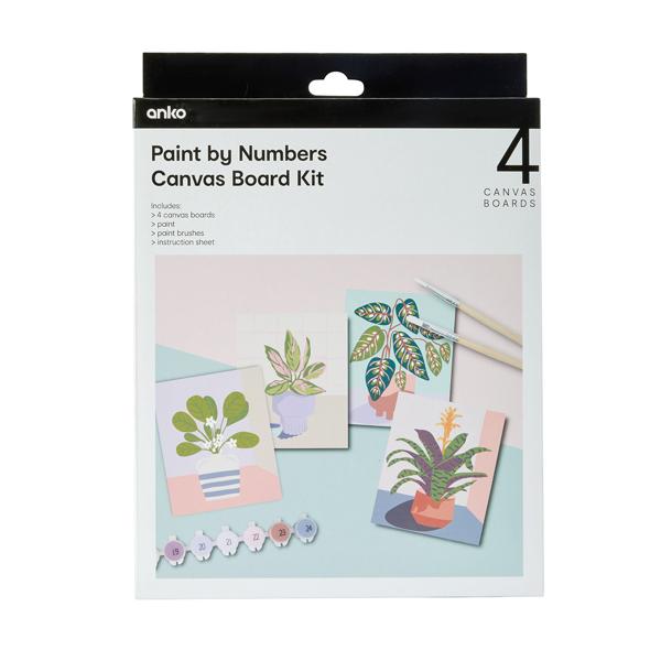 Paint by Numbers Canvas Board Kit Anko Target Australia
