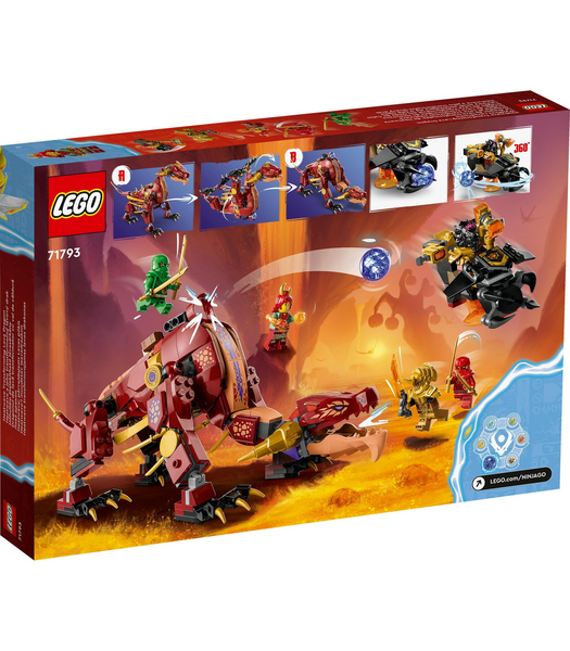 Lego Ninjago Heatwave Transforming Lava Dragon Building Toy 71793 : Target