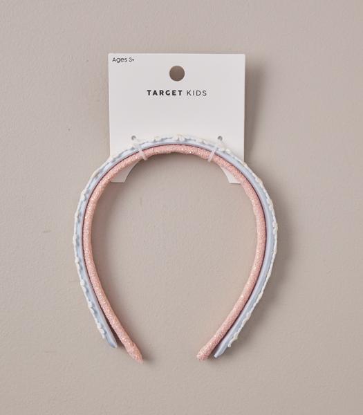 2 Pack Multi Headbands Target Australia