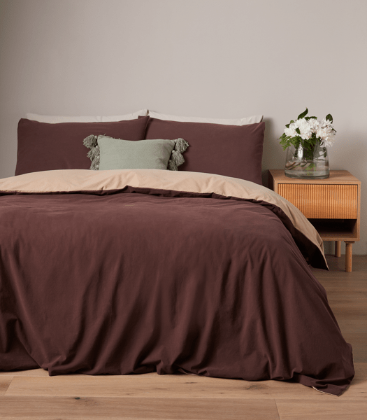 Arlo Stonewash Quilt Cover Set Target Australia