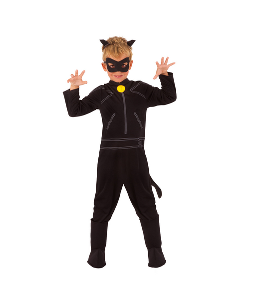 Cat Noir Adrien Agreste Miraculous Ladybug Kids Costume Size 6-8 Years ...