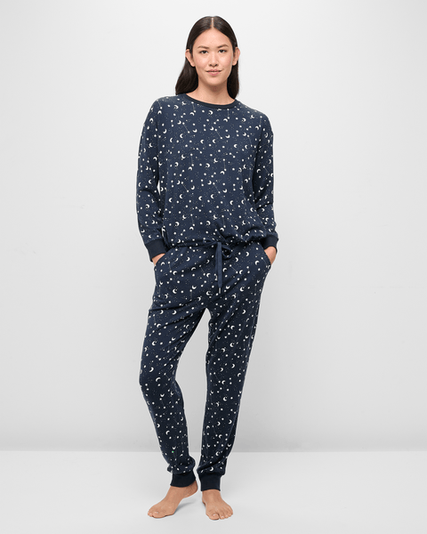 Printed Cosy Pyjama Sleep Set | Target Australia