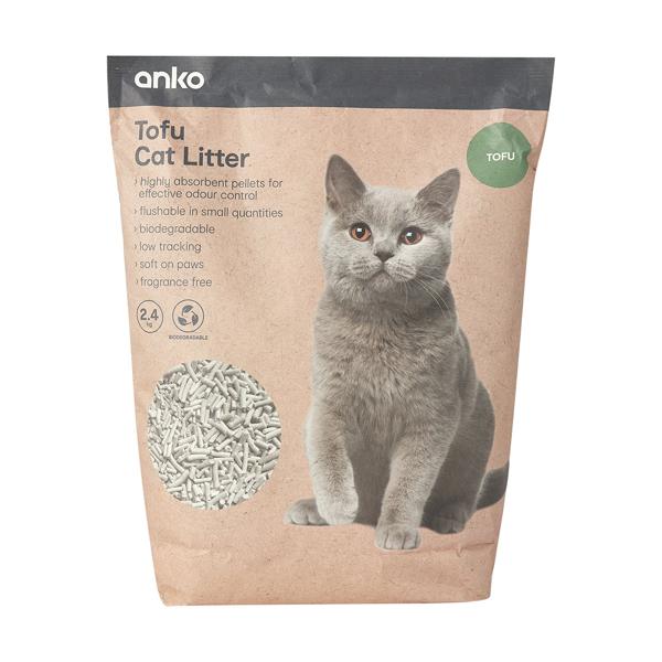 Cat Litter Tofu 2.4kg Anko Target Australia