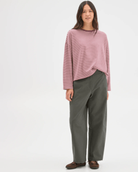 Pansy/Soft Blush Stripe