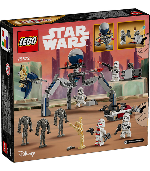 LEGO® Star Wars Clone Trooper & Battle Droid™ Battle Pack 75372