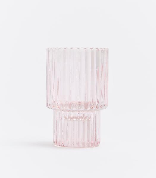 Ribbed Glass Taper Candle Holder Target Australia