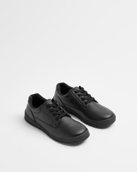 Grosby Kids Youth Good Fit Lace Up Leather School Shoes Target Australia