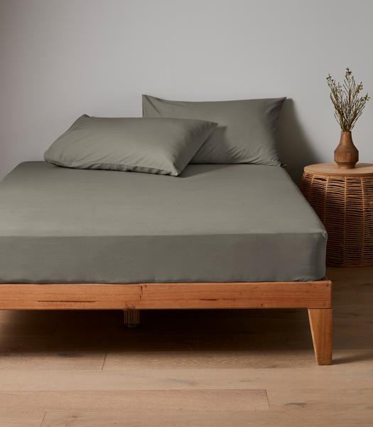 Arlo Stonewash Fitted Sheet Target Australia