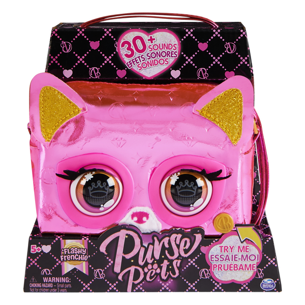 Purse Pets Metallic Mood Flashy Frenchie | Target Australia