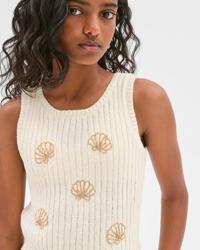 Cream Beaded Shells