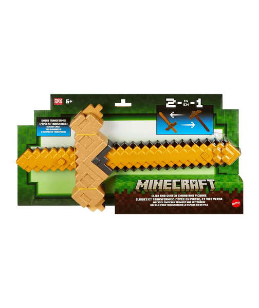 Minecraft Click & Switch Sword & Pickaxe | Target Australia