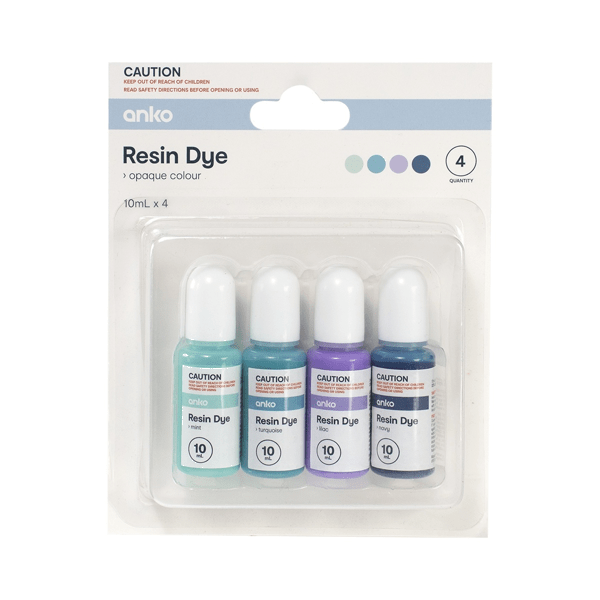 Resin Dye, 4 Pack Anko Target Australia