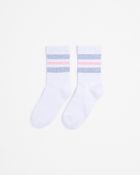 White/Blue Stripe