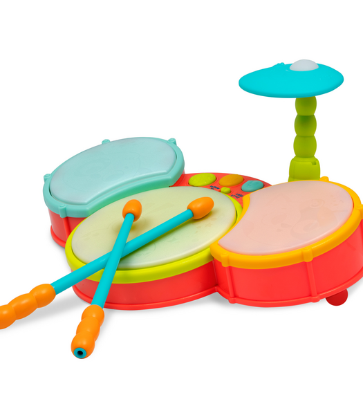 B. toys Little Beats Toy Drum Set