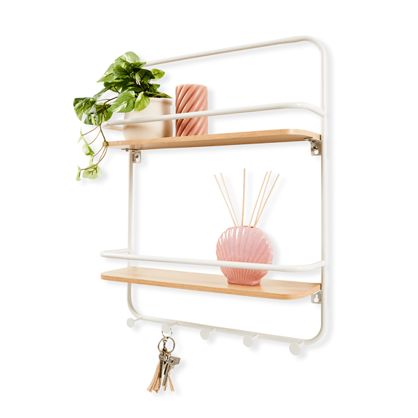 Over The Door Shelf and Hooks Anko Target Australia