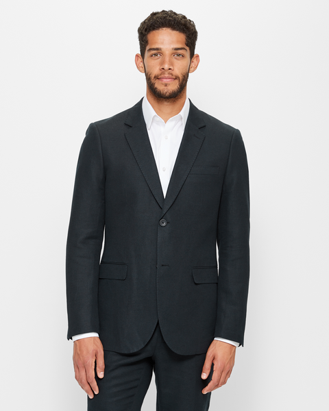 Linen Cotton Blend Suit Jacket - Preview | Target Australia