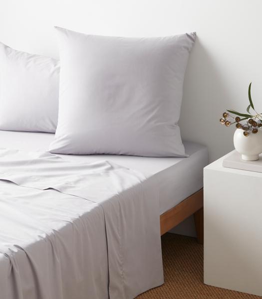 Australian Cotton 250 Thread Count European Pillowcases 2 Pack Storm