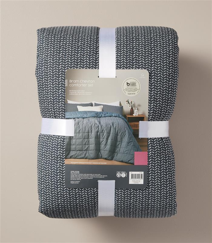 Bram Chevron Comforter Set Target Australia