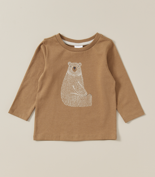 Baby Organic Cotton Print Top | Target Australia