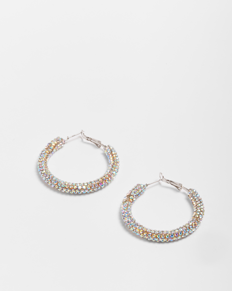 Sparkle Hoop Earrings Target Australia