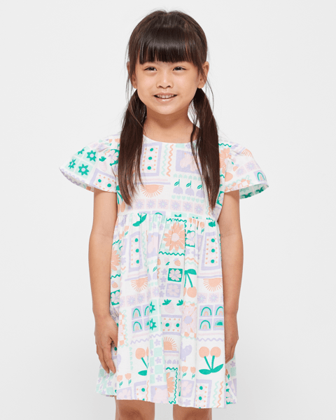 Flutter Sleeve Dress Target Australia